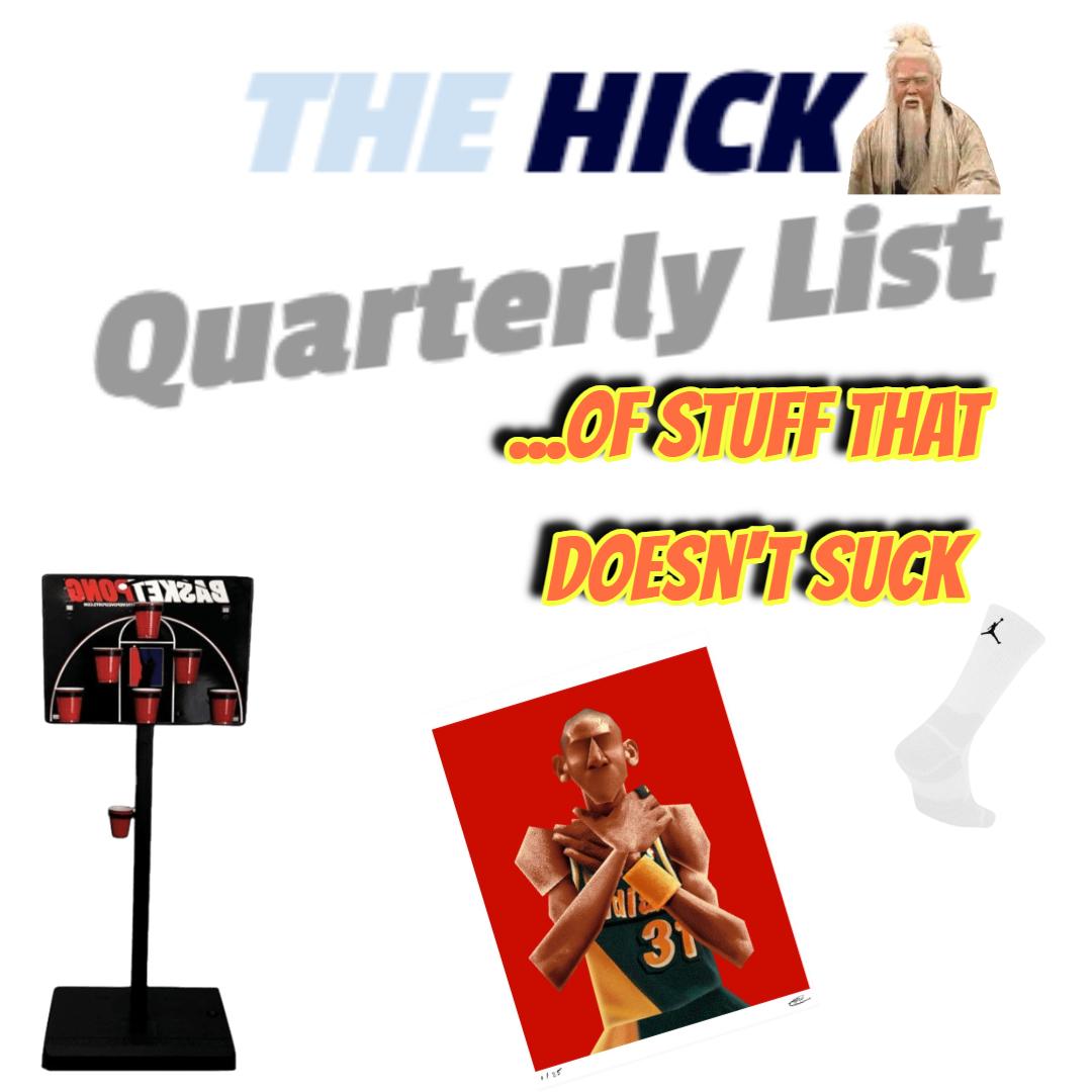 The Hick's Quarterly List of Stuff That Doesn't Suck - Q2 2023