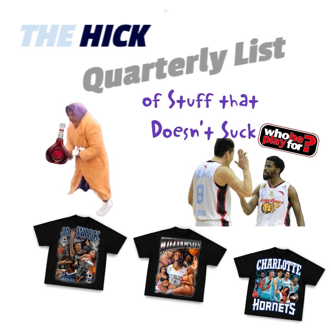 The Hick’s Quarterly List of Stuff That Doesn’t Suck – Q3 2023